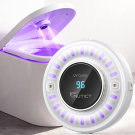 NUTICT UVC Toilet Sanitizer Light, Auto Turn On/Off, Fits Most Toilet Lid