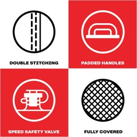 Airhead Rebel Kit, 1 Rider Towable Tube With Rope And Pump