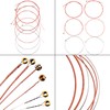 Bememo 3 Sets of 6 Acoustic Guitar Strings Replacement Steel