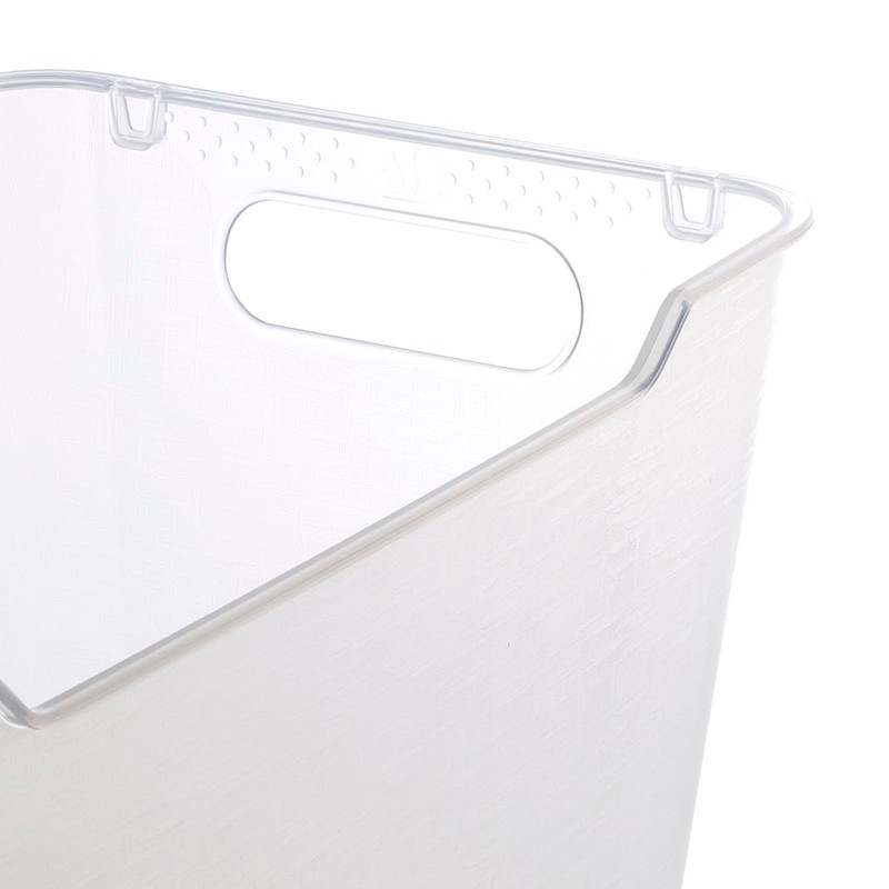 keeeper 6 Litre Textured Storage Box Lotta Natural (Transparent)