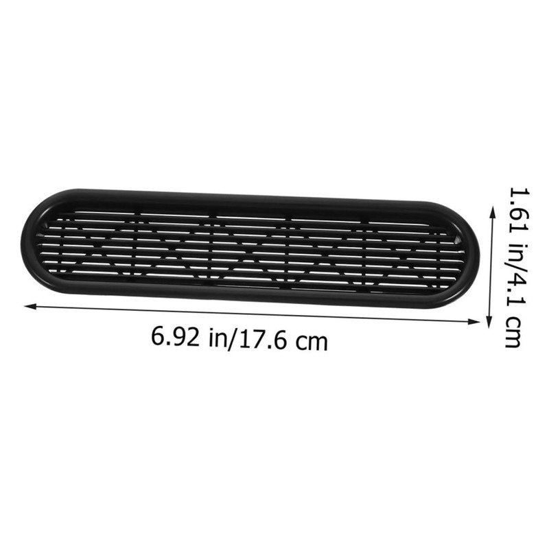 OSALADI 6pcs Cabinet Vent Cover Grille Durable Oval Air Vent