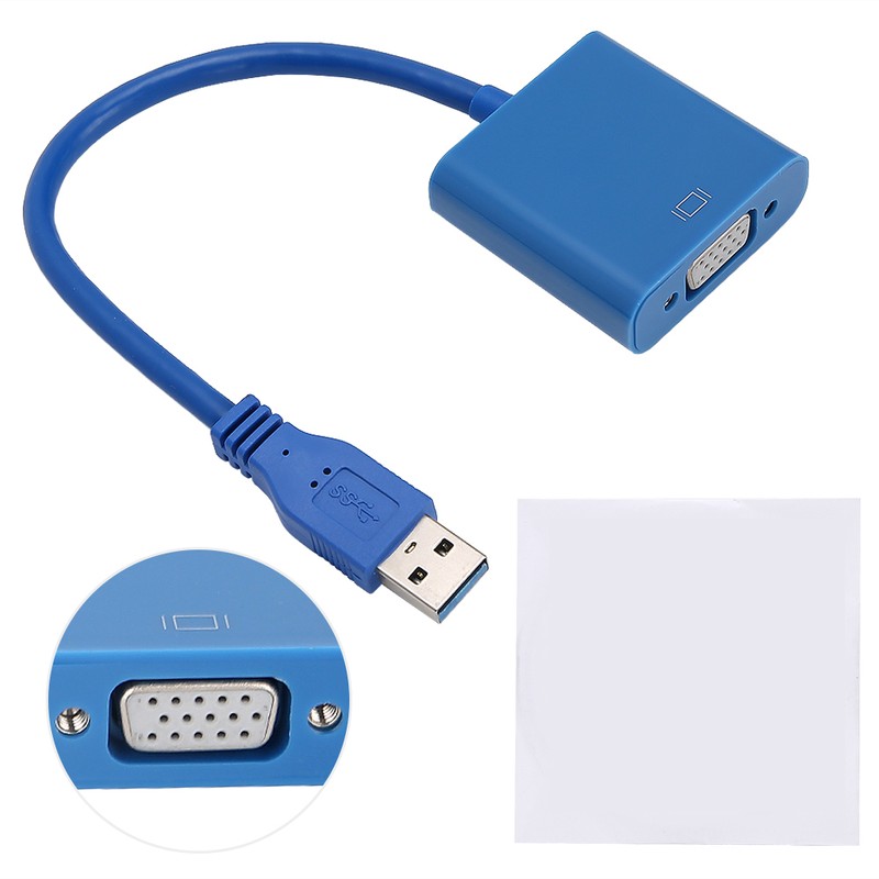 USB 3.0 to VGA Video Graphics Card Display External Cable