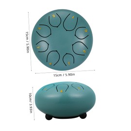 Outanaya Hand Drum for Carbon Steel Tongue Drum for Outdoor Use Musical Instrument for Adults for Garden and Group Performances