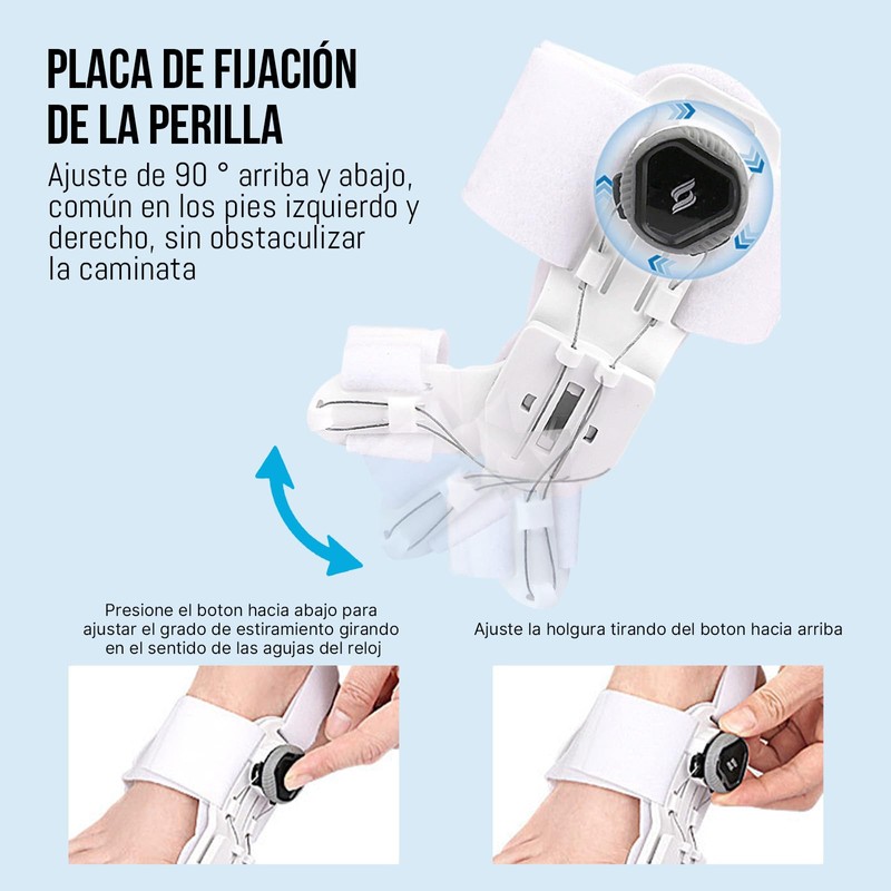 Corrector de Juanetes Ortopédico Ajustable de 1 pieza, Ferula Corrector