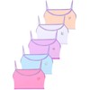 LOREZA ® 5 Girls' Bustier Cotton X-Back with Rhinestone Spaghetti