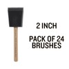 Jen Manufacturing Poly Foam Brush - 2 Inch (Pack of