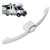 RV Push Button Pull Handle Latch Lock Arc Shape Glossy