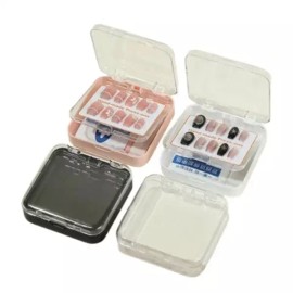 Mariceller 네일아트 투명 2단 수제 네일팁 멀티 보관 케이스 4종 마리셀러 [네일액자-43] Nail Art Transparent 2-Tier Handmade Nail Tip Multi Storage Case 4 Types Mariseller [Nail Frame-43]