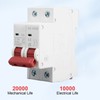 Circuit Breaker 2P DC 1000V MCB 63A Protection Switch 6000A