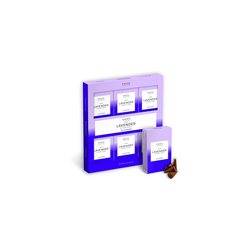 The Kalesi Collection by Stamford Lavender Incense Cones - Pack