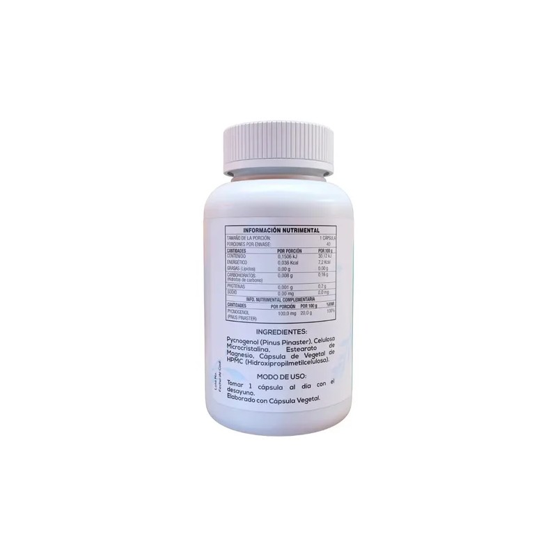 Suplemento En Cápsulas Indigo Life Pycnogeno De Pycnogenol X 20g