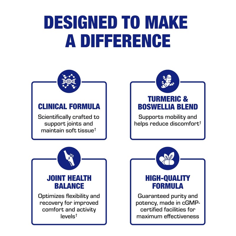 Pro ENZ Joint Support Supplement - Clinical Formula Turmeric Boswellia