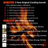 Roamoris Bass-Boosted Electric Fireplaces Crackler Sound Box,Fire Crackling Speaker Machine,Rechargeable