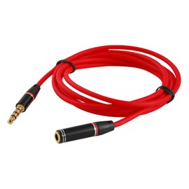 Protronix 3.5 mm Stereo Audio Headphone Male to Female Extension Cable, Gold Plated Connectors (4 Feet)