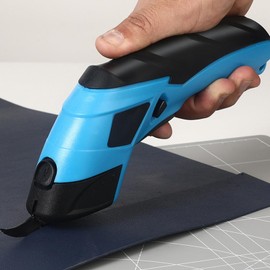 Cordless Electric Scissors, Professional Shears Cutting Tool for Cutting Fabrics Carpets Soft Leather Cardboard,Power Fabric Shears Scissors Wireless and Comfortable