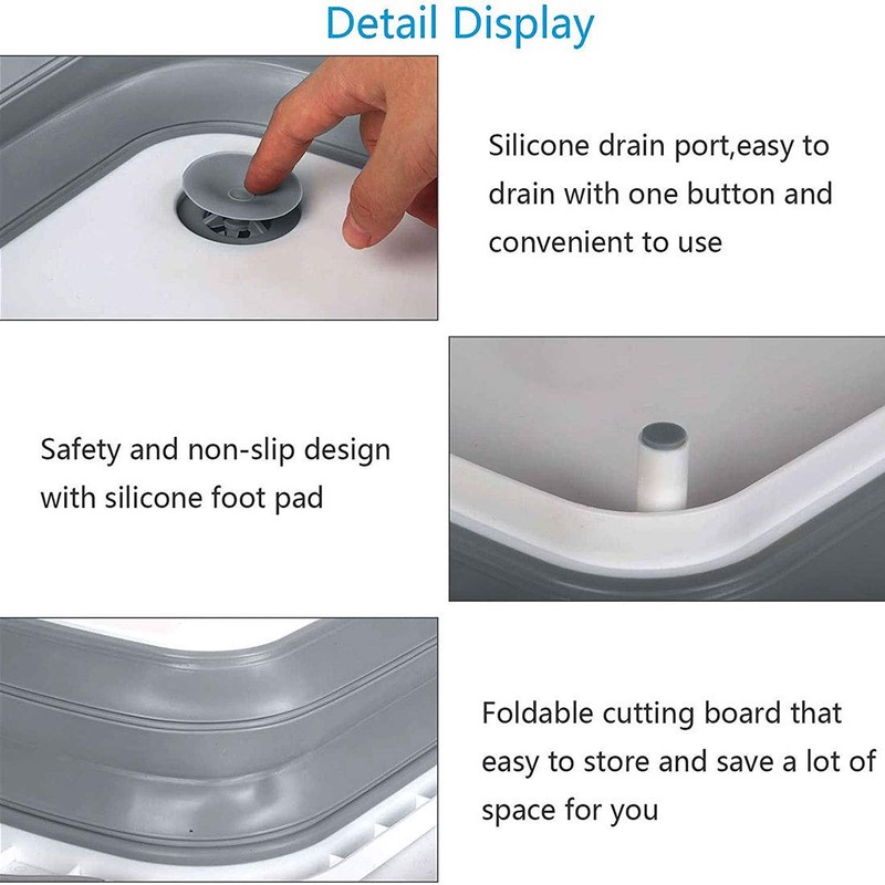 Collapsible Washing Up Bowl, Innovations Multi Function Bowl Drying Rack,