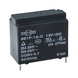 TC-Masterles 891P-1A-C 12VDC 25A 12VDC 4Pins Relay PCB JQX-102F-P-12VDC Power Relay