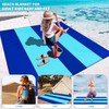Famstar Beach Blanket Oversized Extra Large 78" X 81",Waterproof Sandproof