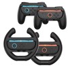 Switch 2 Joy-Con 2 ハンドル 4in1セット【2026新登場】Joy-con 2ハンドルグリップ Forマリオカート8 デラックス対応 ハンドル2個+グリップ2個