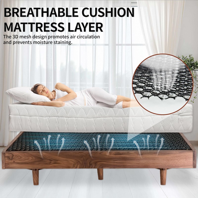 RV Mattress Underlay, 80 X 60 inch 3D Air Meshfiber