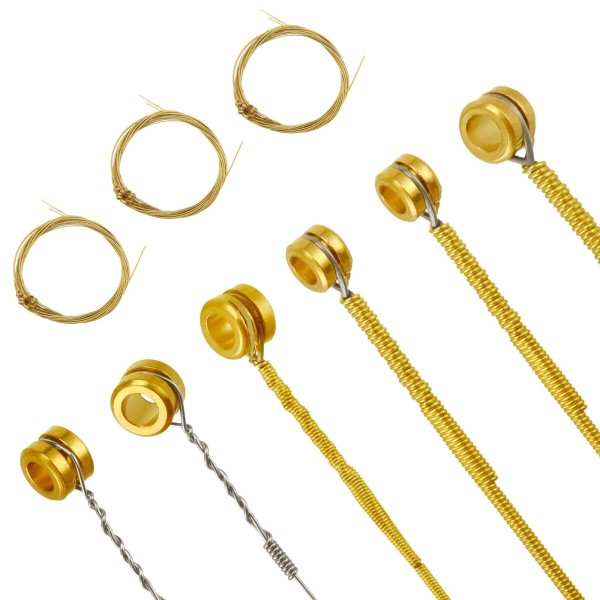 Unbranded Yellow 3 Set 6 Guitar Strings Steel String for
