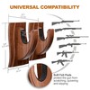 TESLYAR Gun Rack Wall Mount Hold Up Displays Horizontal Gun