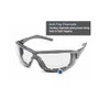 Gateway Safety 22GY0F Silverton Temple Version Safety Glass, Gray Frame-