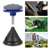 uxcell Lawn Mower Blade Sharpener, 5pcs Rotary Corundum Mower Blade