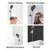 Shower Head Holder, 720° Universal Adjustment Shower Head Bracket, No