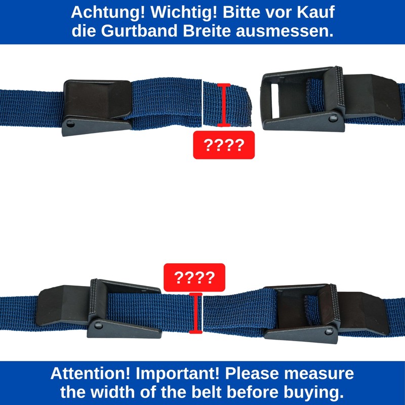 Your Day Mate Hard Plastic Webbing Buckle Clamp Lock Buckles