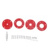 Router Table Insert Plate Woodworking Aluminum Router Plate with 4