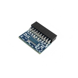 Gintai Módulo TPM 2.0 LPC de 20 Pines, Placa de Seguridad con cifrado Remoto para Gigabyte Placa Base H110, H110M, X150, X150M, H170, X99, B150, B150M, B250, B250M, B450, B450M