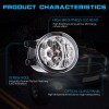 SJMYXCLW Pair LED Fog Lights for 2012-2021 Toyota Tacoma 4Runner