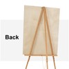 Falling in Art 65" A-Frame Tripod Easel Stand, Wooden Display