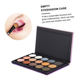 Mikinona Empty Magnetic Eyeshadow Palette Storage Box Elegant Square Organizer for Makeup Lightweight and Portable for Eyeshadow and Highlighter Storage