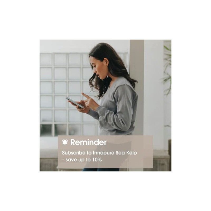 INNOPURE Sea Kelp Double Strength 2000mg - Vegan, Vegetarian Society