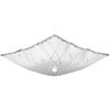 Progress Lighting P4962-30 Square Glass Close-to-Ceiling, 12-Inch Diameter x 5-1/2-Inch