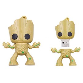 2.0 Groot GOG Tree Hero 16GB USB External Hard Drive Flash Thumb Drive Storage Device Cute Novelty Memory Stick U Disk Cartoon