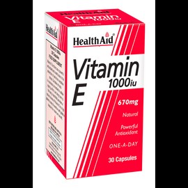 HEALTH AID VITAMIN E 1000IU, POWERFULL ANTIOXIDANT 30CAPSULES