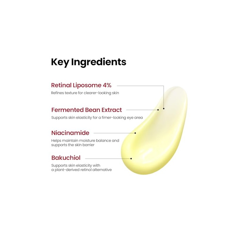 K-SECRET SEOUL 1988 Retinal Eye Cream Formulated with Advanced Retinal