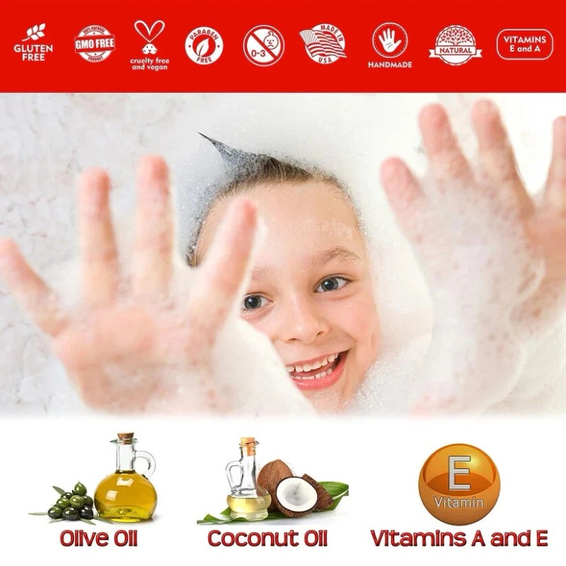 Relaxcation 6 Bath Bombs for Kids with Surprise Cool SUPERHERO