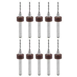 sourcing map PCB Drill Bits 1.1 mm Carbide Turning Tool Jewellery CNC Engraving Circuit Board Micro Drill 1/8 Inch Shank Pack of 10