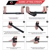 AQF Lifting Straps, Weight Lifting Wrist Straps, 60CM Heavy Duty