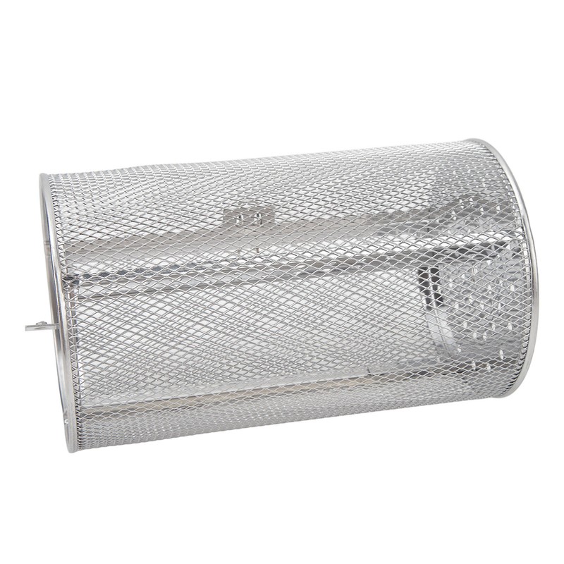 Rolling Grilling Basket Stainless Steel BBQ Rolling Basket Fork Wire