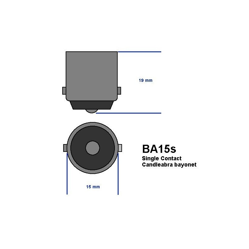 Halco JC20/2WW/BA15S/LED2 81100 LED JC 2.3W 3000K IP65 BA15S PROLED