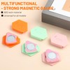 Calkkrer Pack of 3 Magnetic Seam Guide, Polygonal Hem Aid,