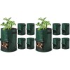 MORYTRADE Potato Pot, Gardening Pot with Window, Planter, Cultivation Bag,