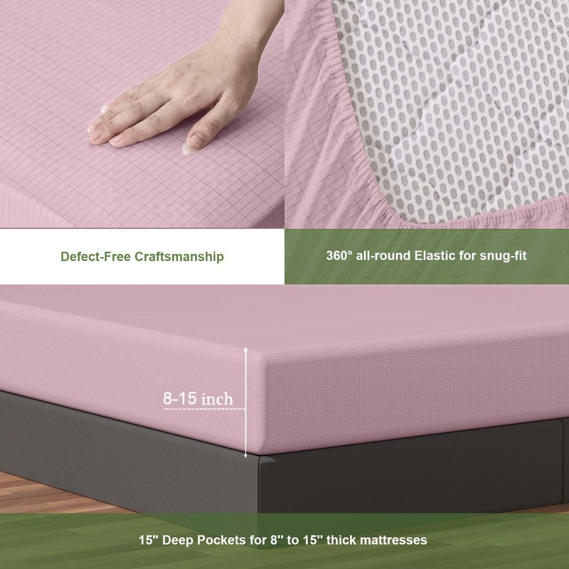 Grounding Sheets Queen Size, 20% Silver Fiber 80% Organic Cotton,