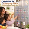 Magnetic Acrylic Fridge Calendar – Clear Dry Erase Monthly Planner