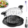 KALWNIA Chicken Shredder with Cleaning Brush & Food-Grade Tongs -